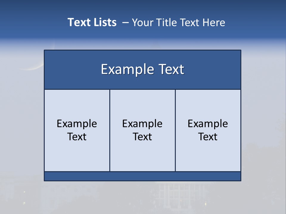 United States Capitol Exterior Dark PowerPoint Template