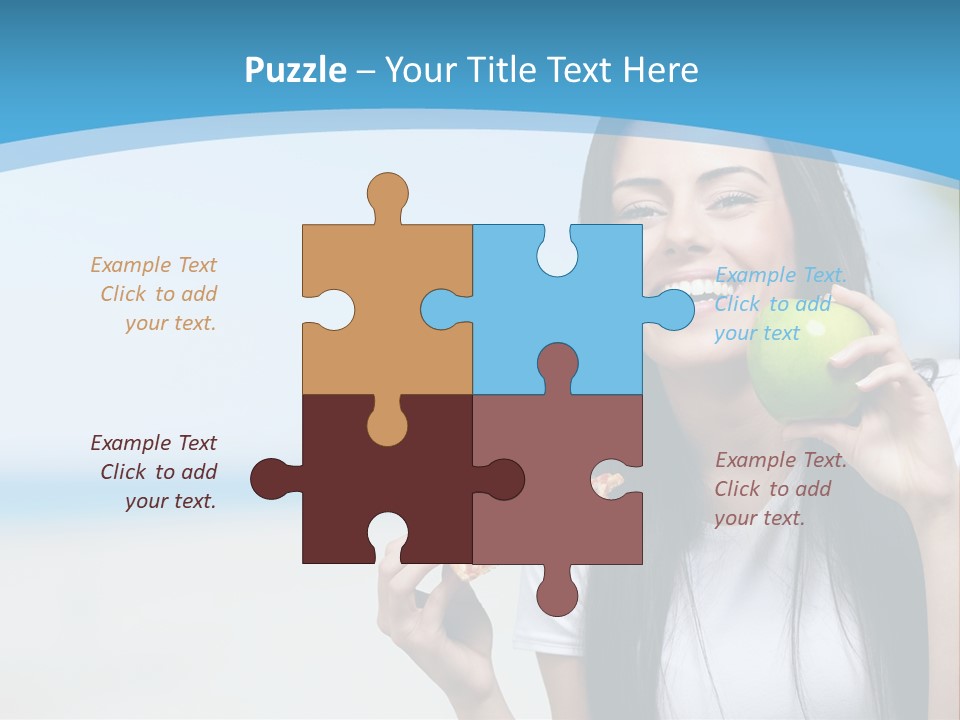 Fat Cheeseburger Meal PowerPoint Template