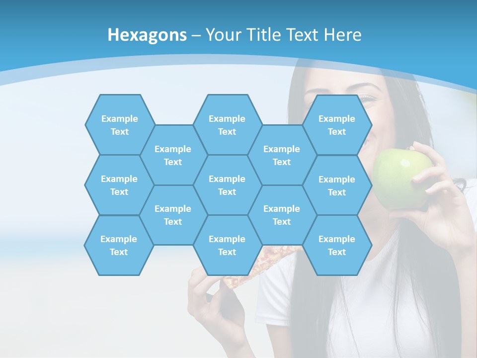 Fat Cheeseburger Meal PowerPoint Template