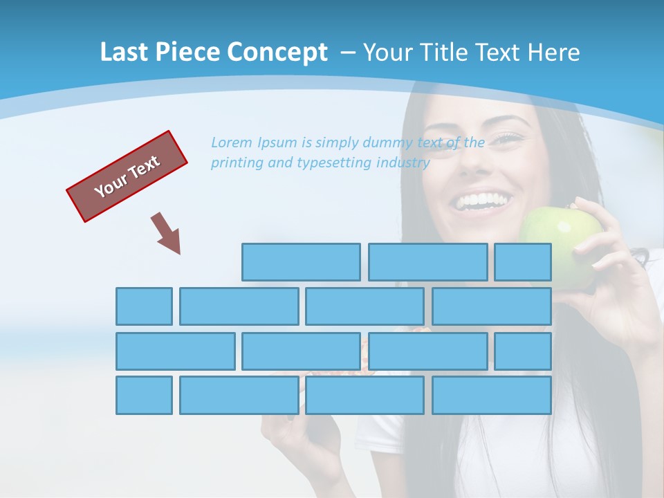 Fat Cheeseburger Meal PowerPoint Template