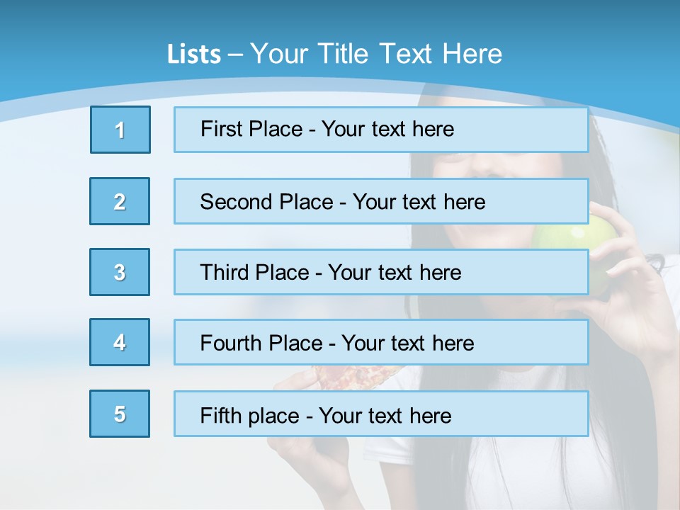 Fat Cheeseburger Meal PowerPoint Template