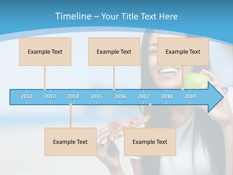 Fat Cheeseburger Meal PowerPoint Template