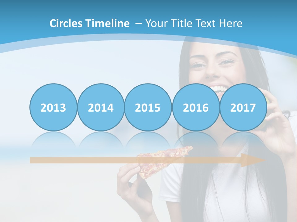 Fat Cheeseburger Meal PowerPoint Template