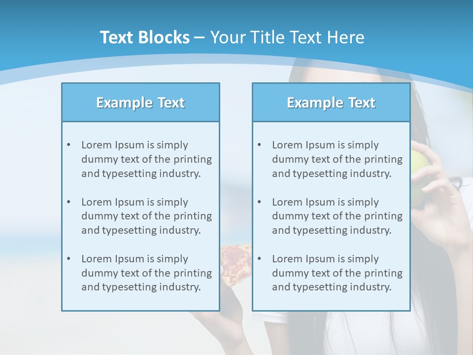 Fat Cheeseburger Meal PowerPoint Template