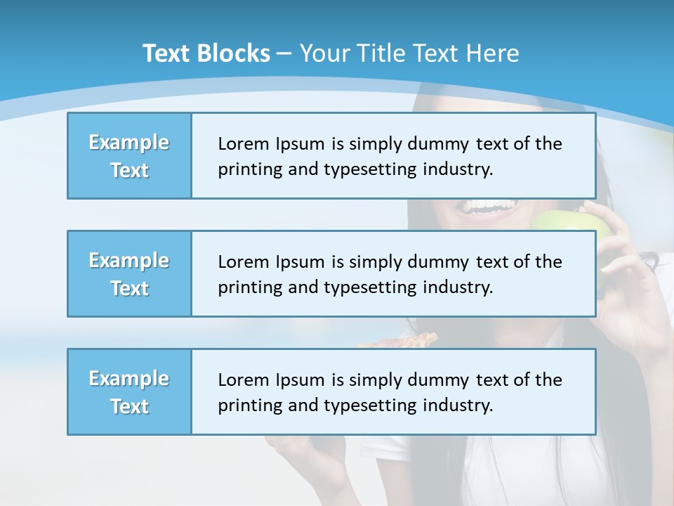 Fat Cheeseburger Meal PowerPoint Template