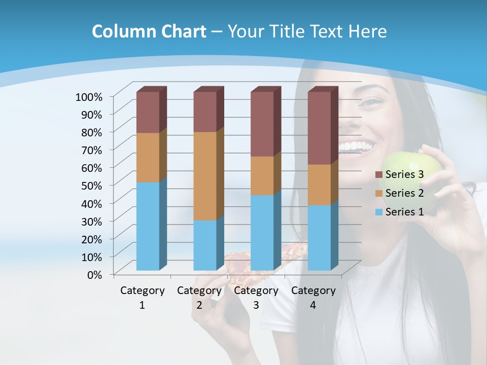 Fat Cheeseburger Meal PowerPoint Template