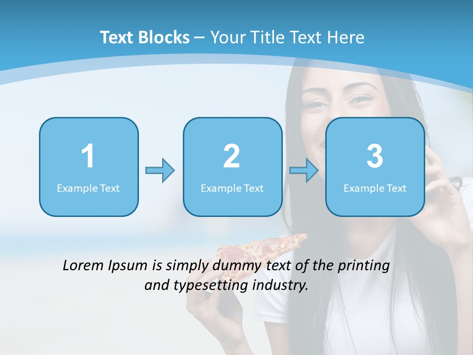 Fat Cheeseburger Meal PowerPoint Template