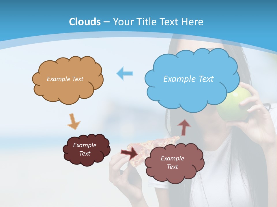 Fat Cheeseburger Meal PowerPoint Template
