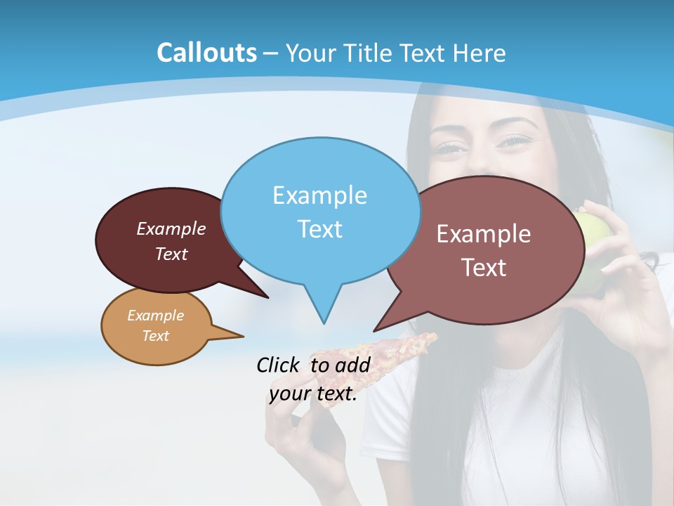 Fat Cheeseburger Meal PowerPoint Template