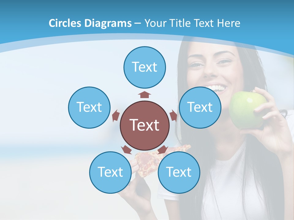 Fat Cheeseburger Meal PowerPoint Template