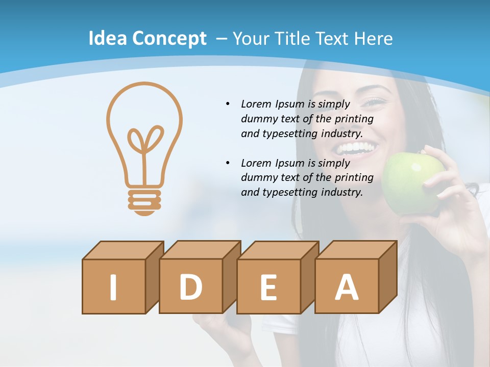Fat Cheeseburger Meal PowerPoint Template