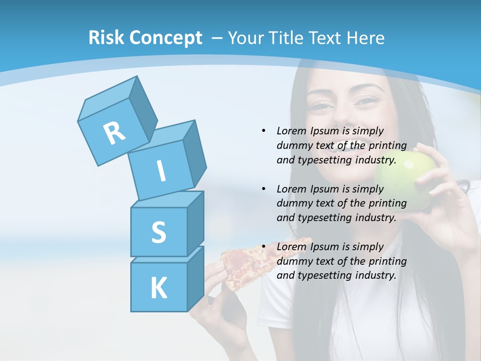 Fat Cheeseburger Meal PowerPoint Template