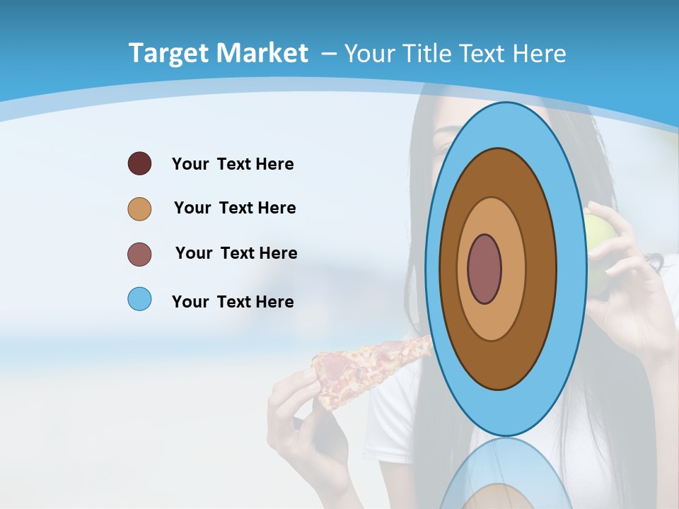 Fat Cheeseburger Meal PowerPoint Template