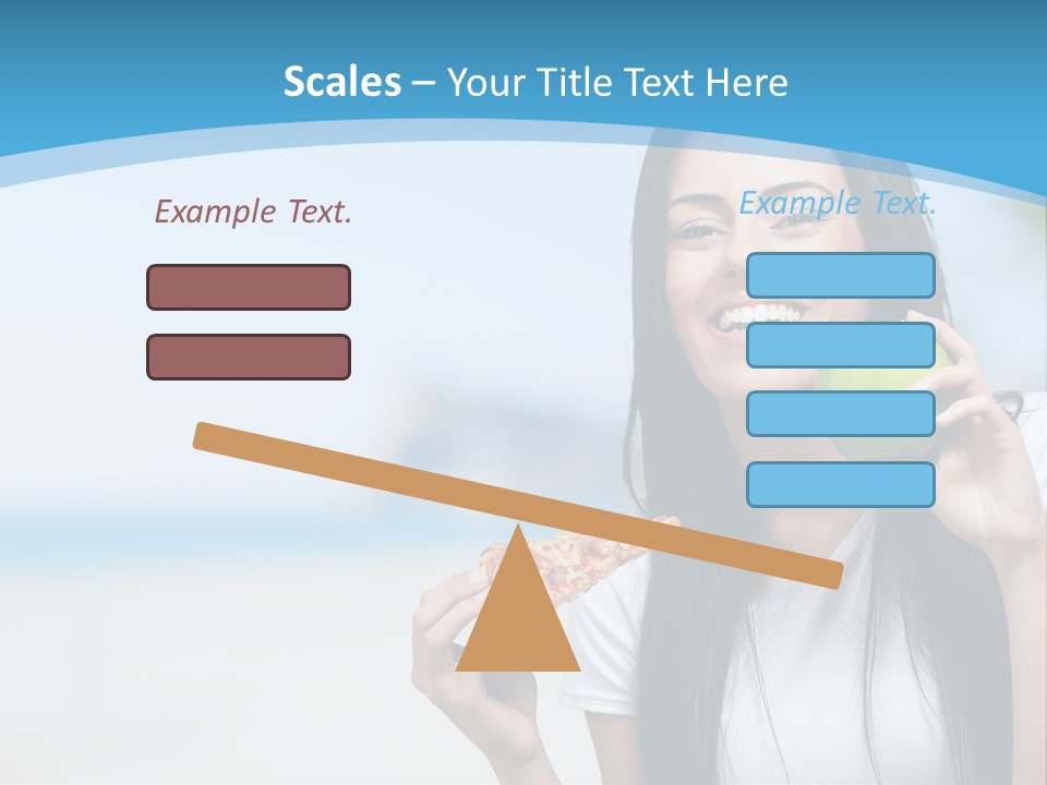 Fat Cheeseburger Meal PowerPoint Template