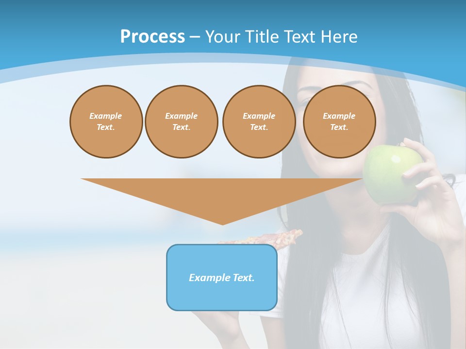 Fat Cheeseburger Meal PowerPoint Template