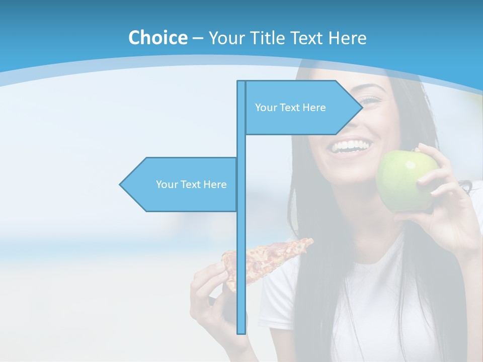 Fat Cheeseburger Meal PowerPoint Template