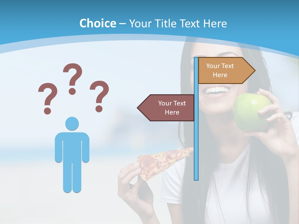 Fat Cheeseburger Meal PowerPoint Template