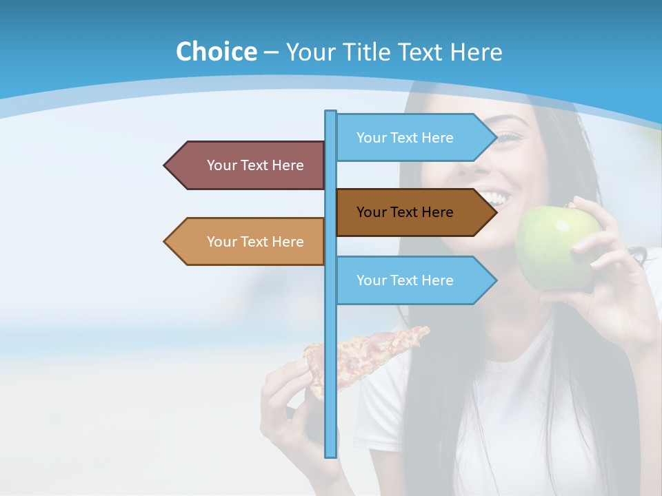 Fat Cheeseburger Meal PowerPoint Template
