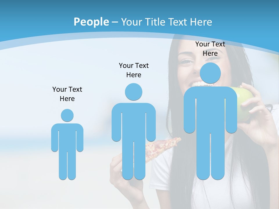 Fat Cheeseburger Meal PowerPoint Template