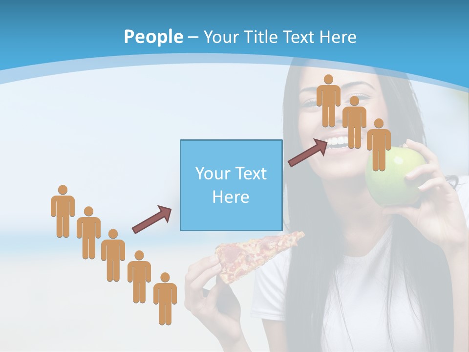 Fat Cheeseburger Meal PowerPoint Template