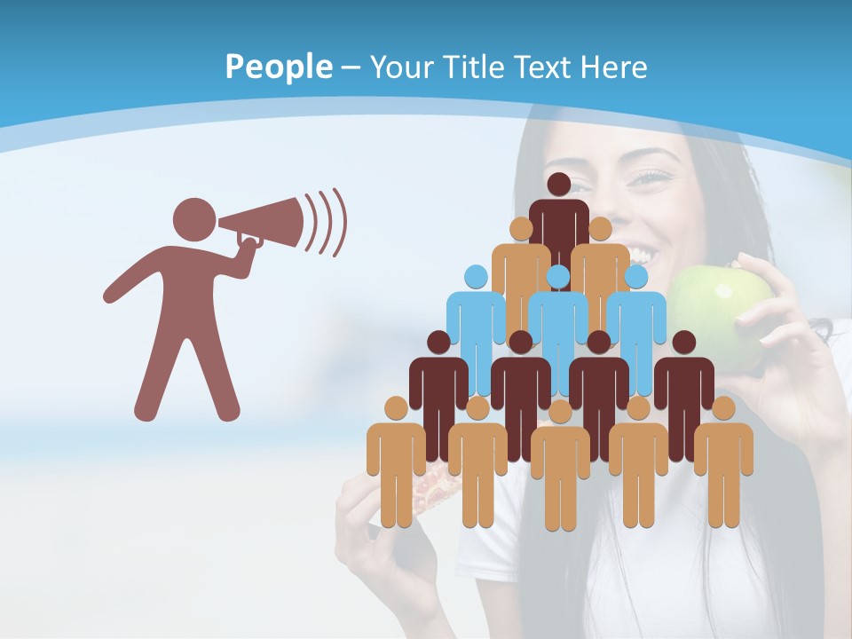 Fat Cheeseburger Meal PowerPoint Template