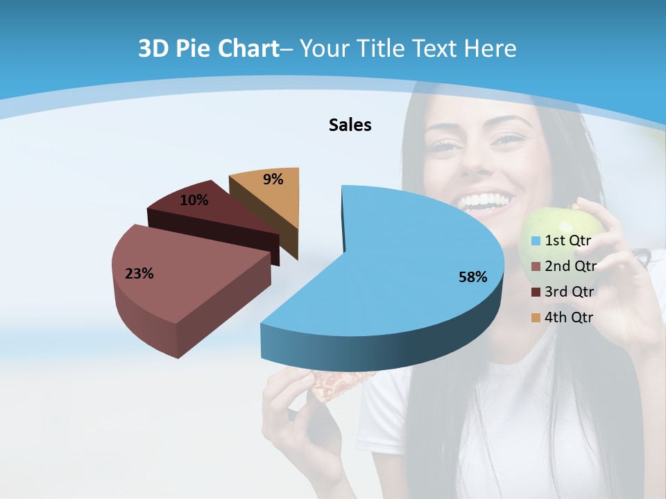 Fat Cheeseburger Meal PowerPoint Template