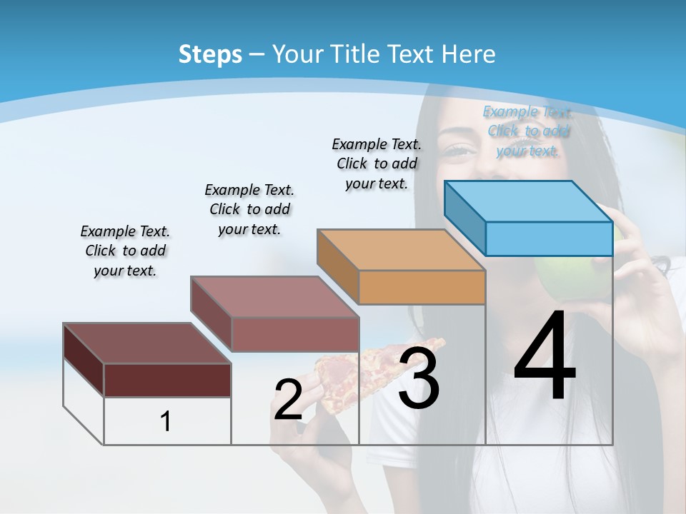 Fat Cheeseburger Meal PowerPoint Template
