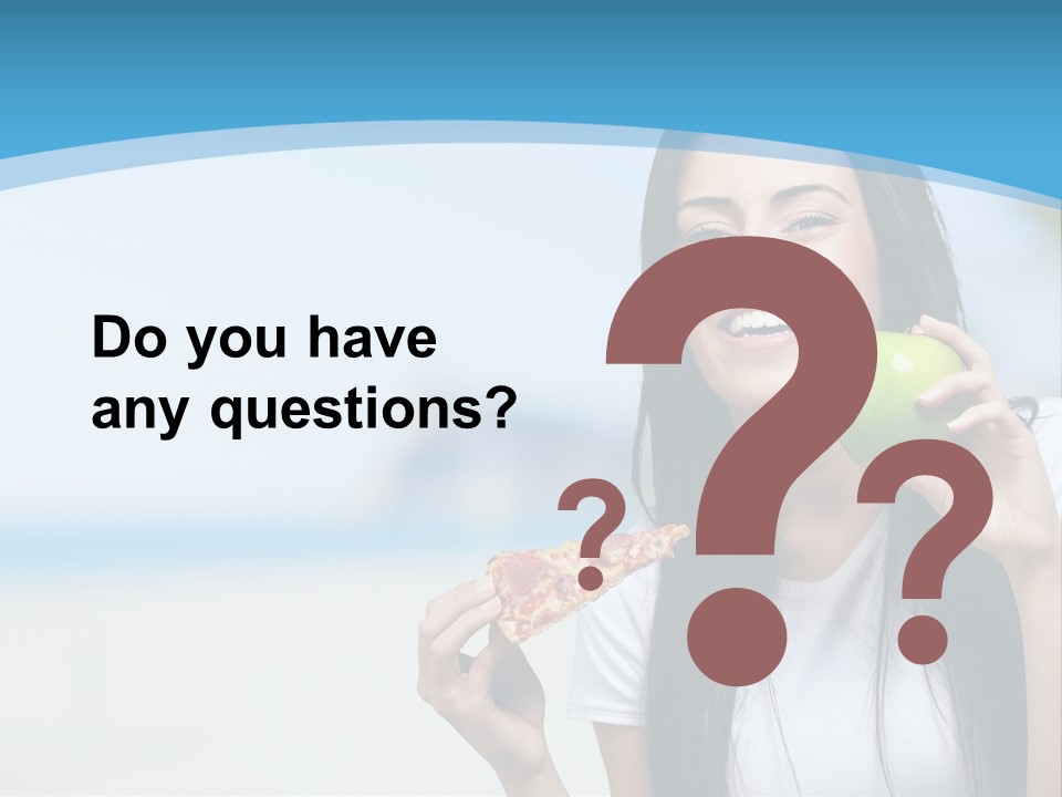 Fat Cheeseburger Meal PowerPoint Template