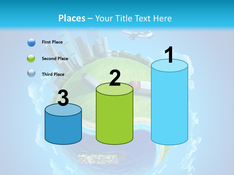 Planet Sea Deliver PowerPoint Template