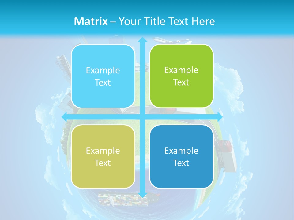 Planet Sea Deliver PowerPoint Template