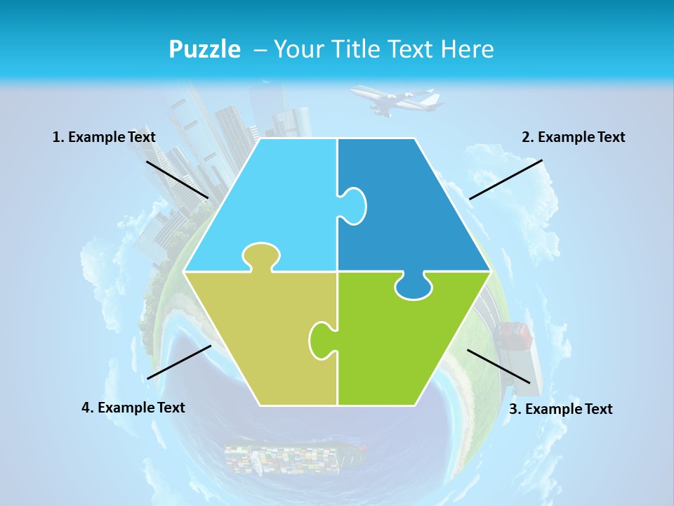 Planet Sea Deliver PowerPoint Template