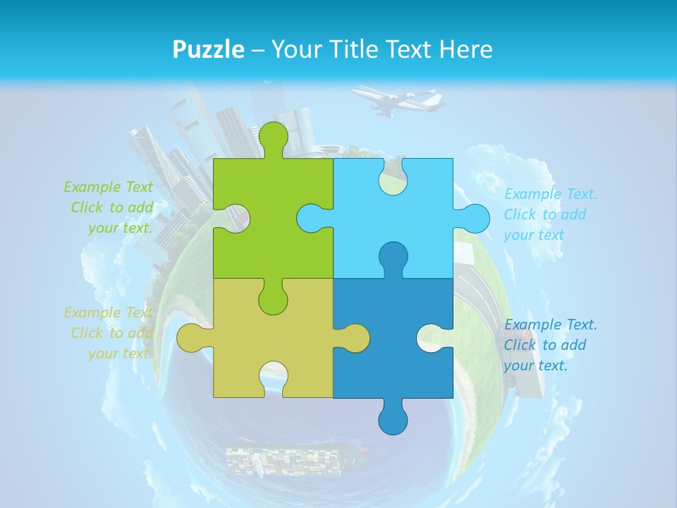 Planet Sea Deliver PowerPoint Template