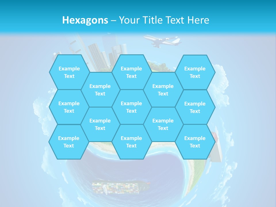 Planet Sea Deliver PowerPoint Template
