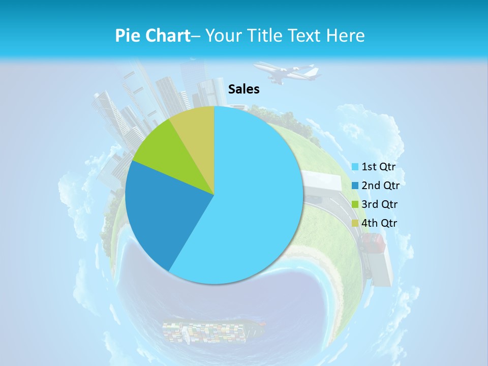 Planet Sea Deliver PowerPoint Template