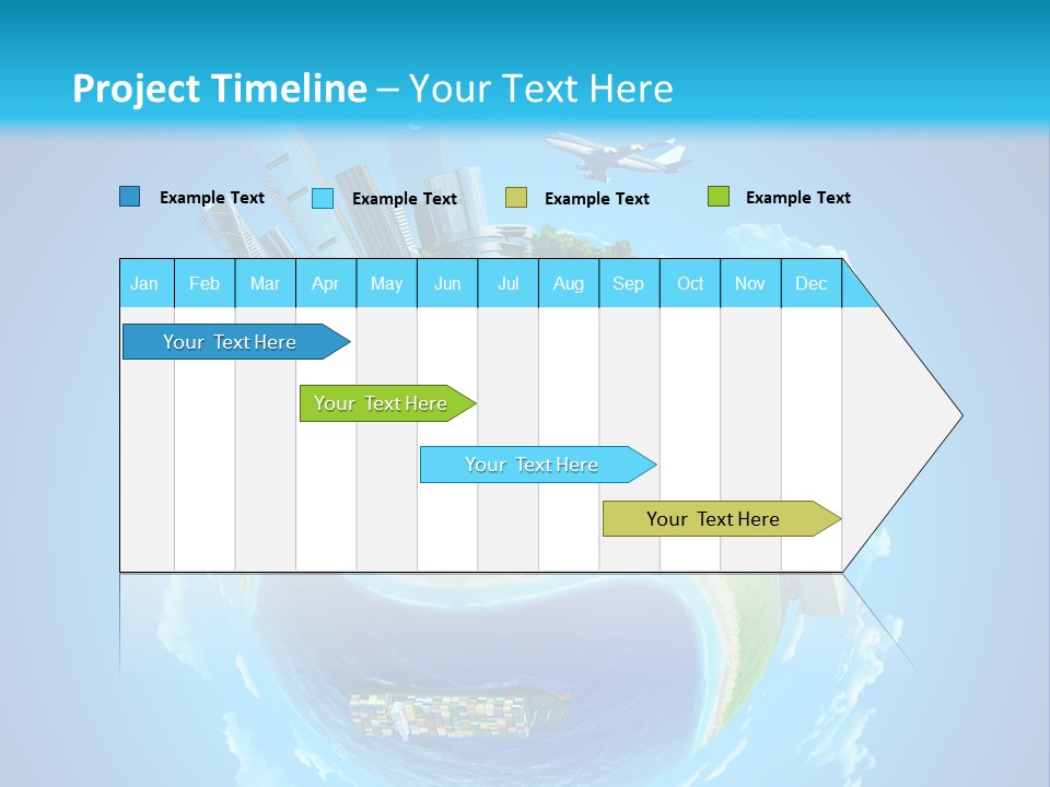 Planet Sea Deliver PowerPoint Template