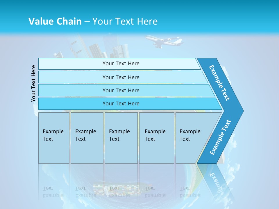 Planet Sea Deliver PowerPoint Template