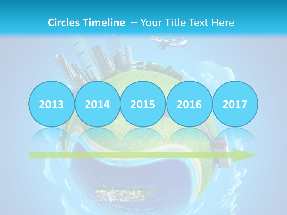 Planet Sea Deliver PowerPoint Template