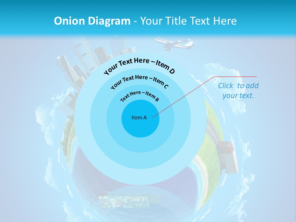 Planet Sea Deliver PowerPoint Template