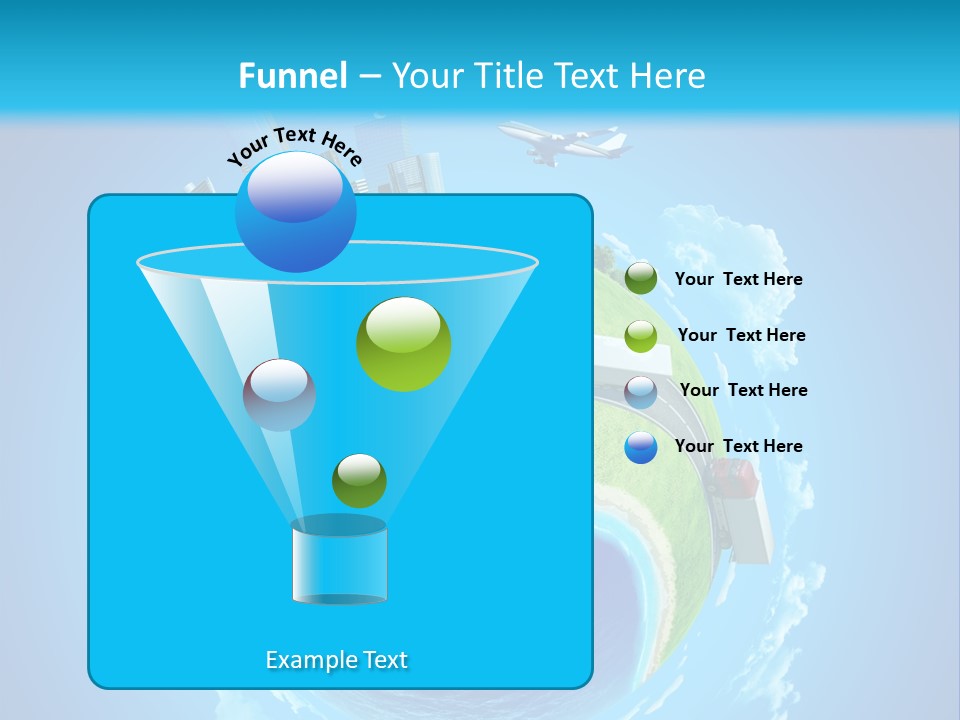 Planet Sea Deliver PowerPoint Template