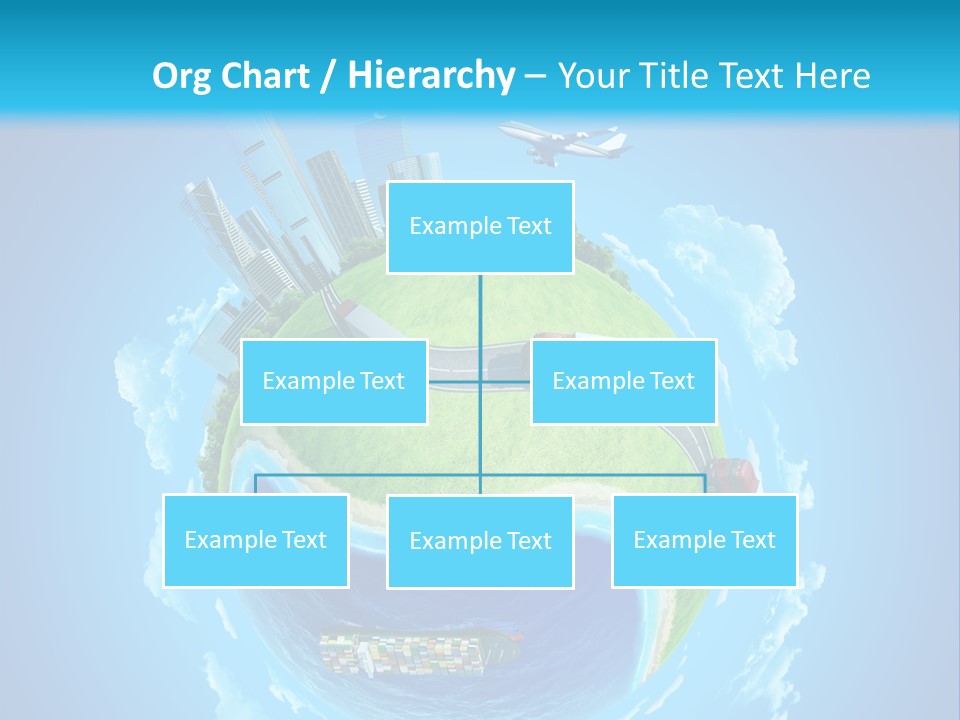 Planet Sea Deliver PowerPoint Template