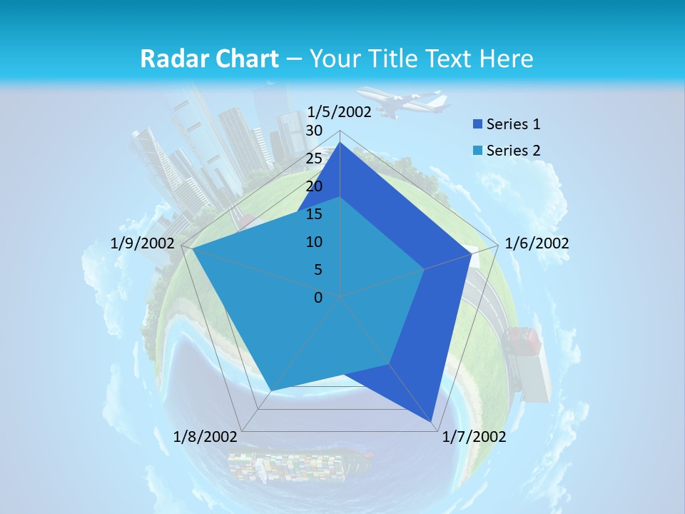 Planet Sea Deliver PowerPoint Template