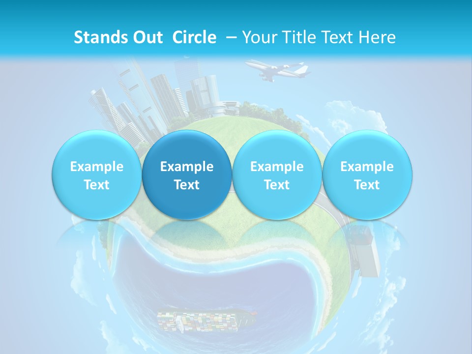 Planet Sea Deliver PowerPoint Template