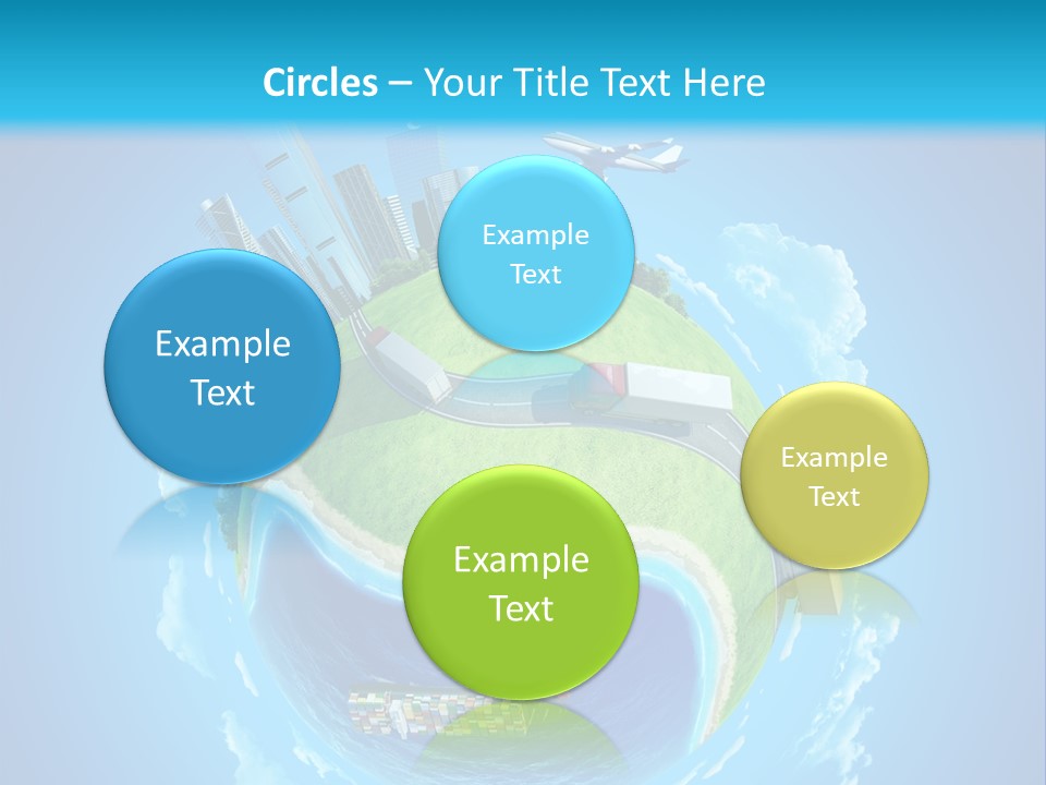 Planet Sea Deliver PowerPoint Template