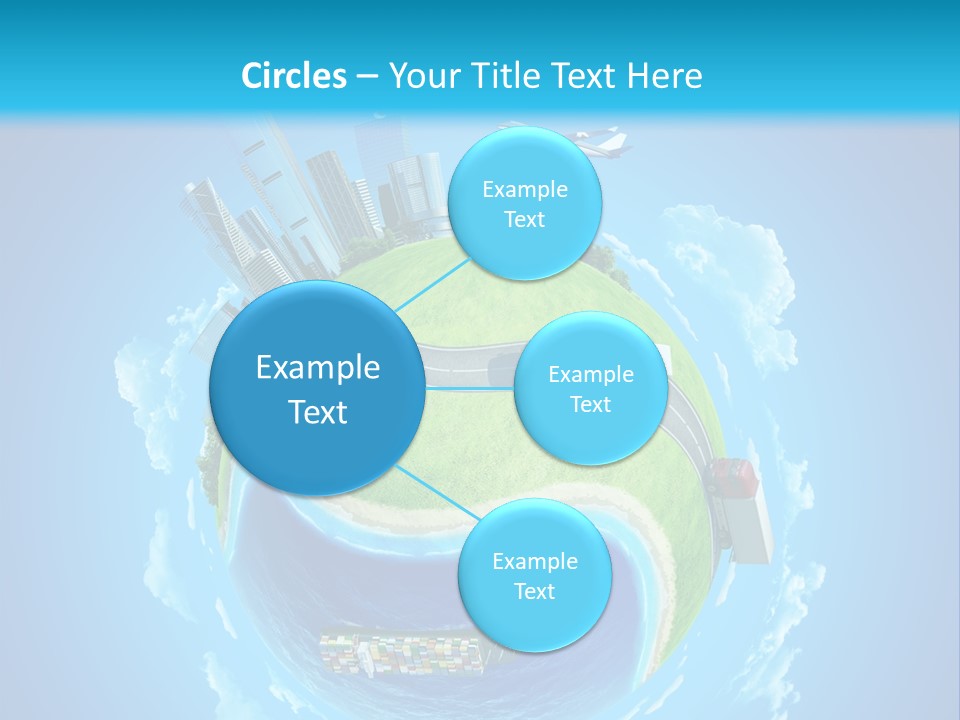 Planet Sea Deliver PowerPoint Template