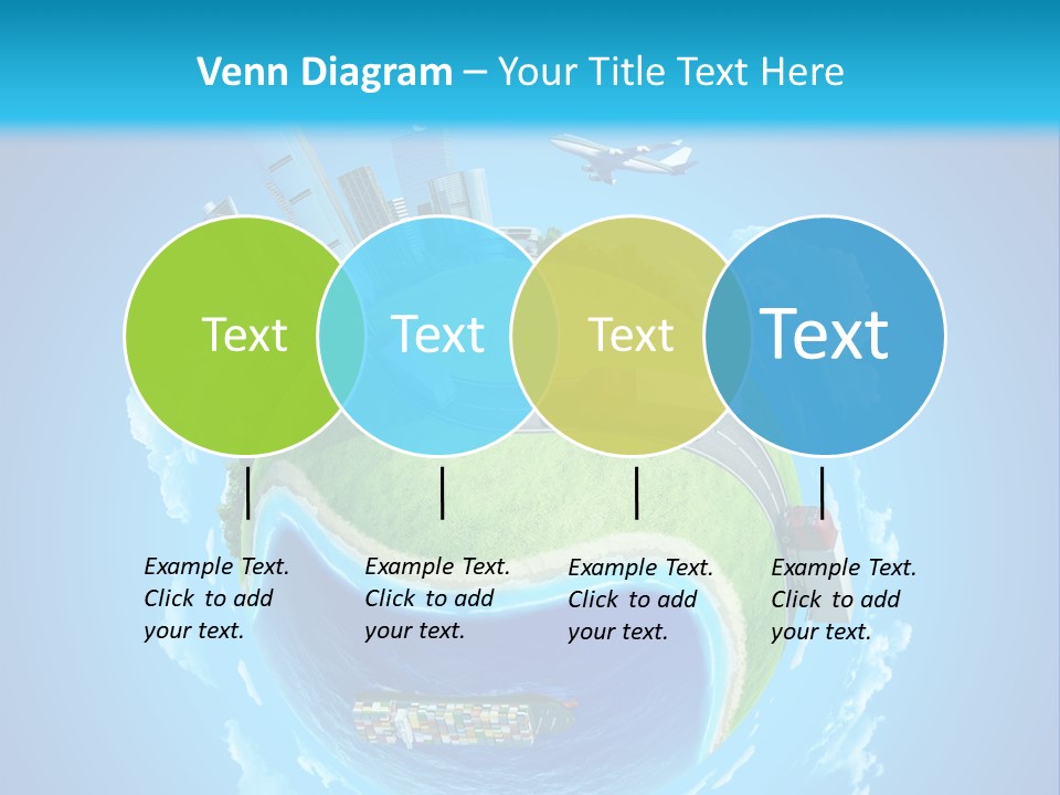 Planet Sea Deliver PowerPoint Template