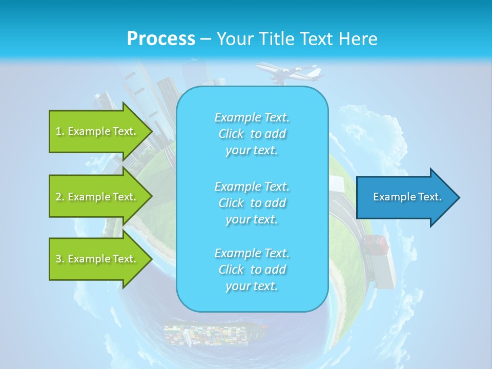 Planet Sea Deliver PowerPoint Template