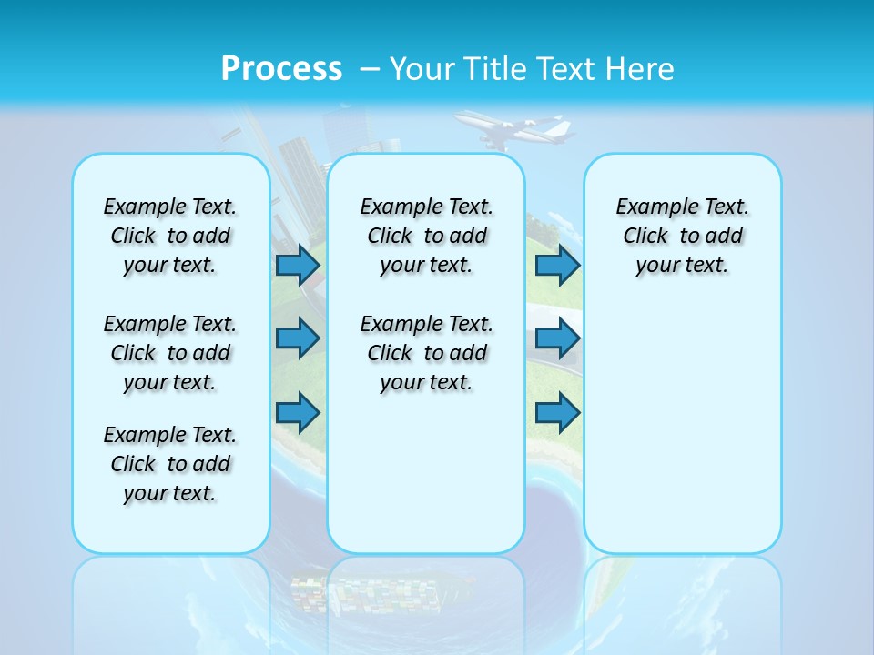 Planet Sea Deliver PowerPoint Template