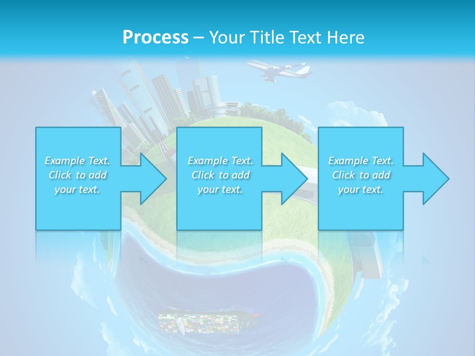 Planet Sea Deliver PowerPoint Template