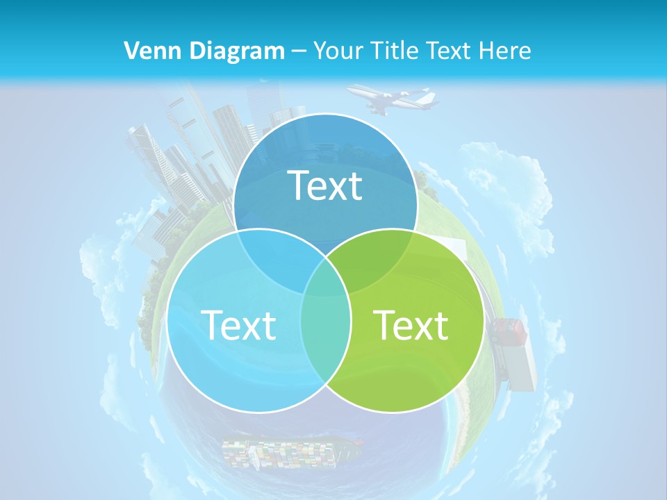 Planet Sea Deliver PowerPoint Template