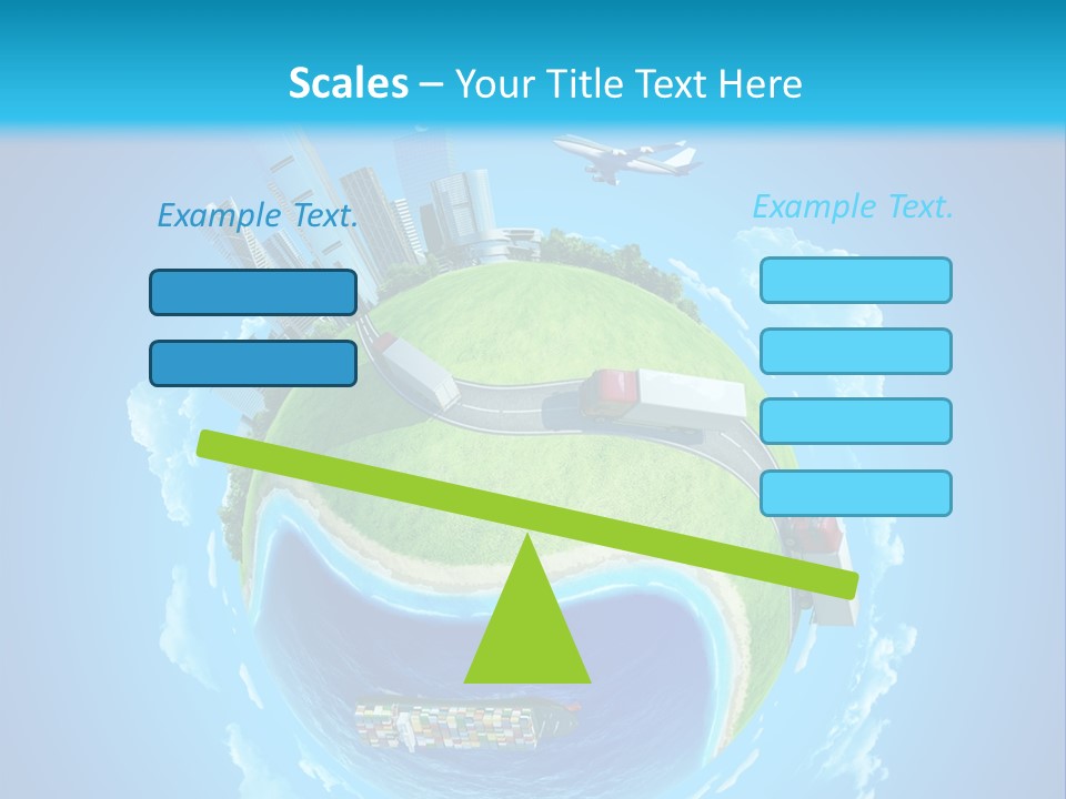 Planet Sea Deliver PowerPoint Template